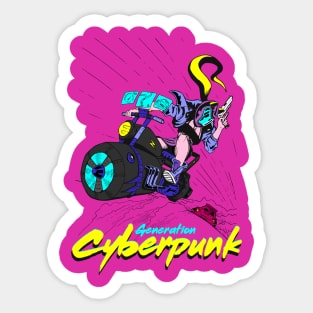 Generation Cyberpunk Sticker